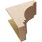 Ekena Millwork 11"W x 22"D x 22"H Classic Pescadero Rough Cedar Woodgrain TimberThane Corbel, Primed Tan CORUR11X22X22PECRCPR - alternate 2